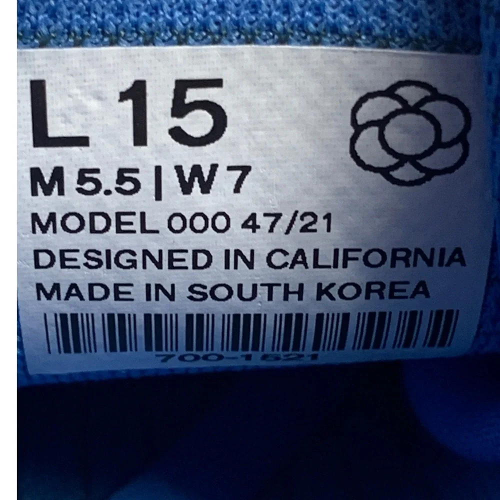Atoms Model 000 Blue Low Top Everyday Sneakers Women's Sz‎ 7.5_10